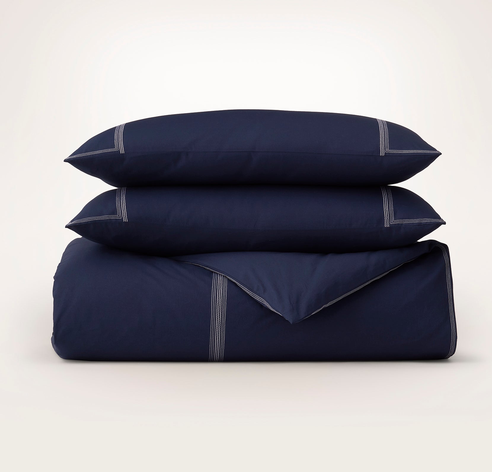 Percale Embellished Duvet Set